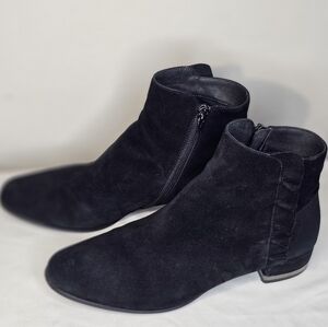 Vaneli Amoke Fango Suede Ankle Boots Woman's Size 9M